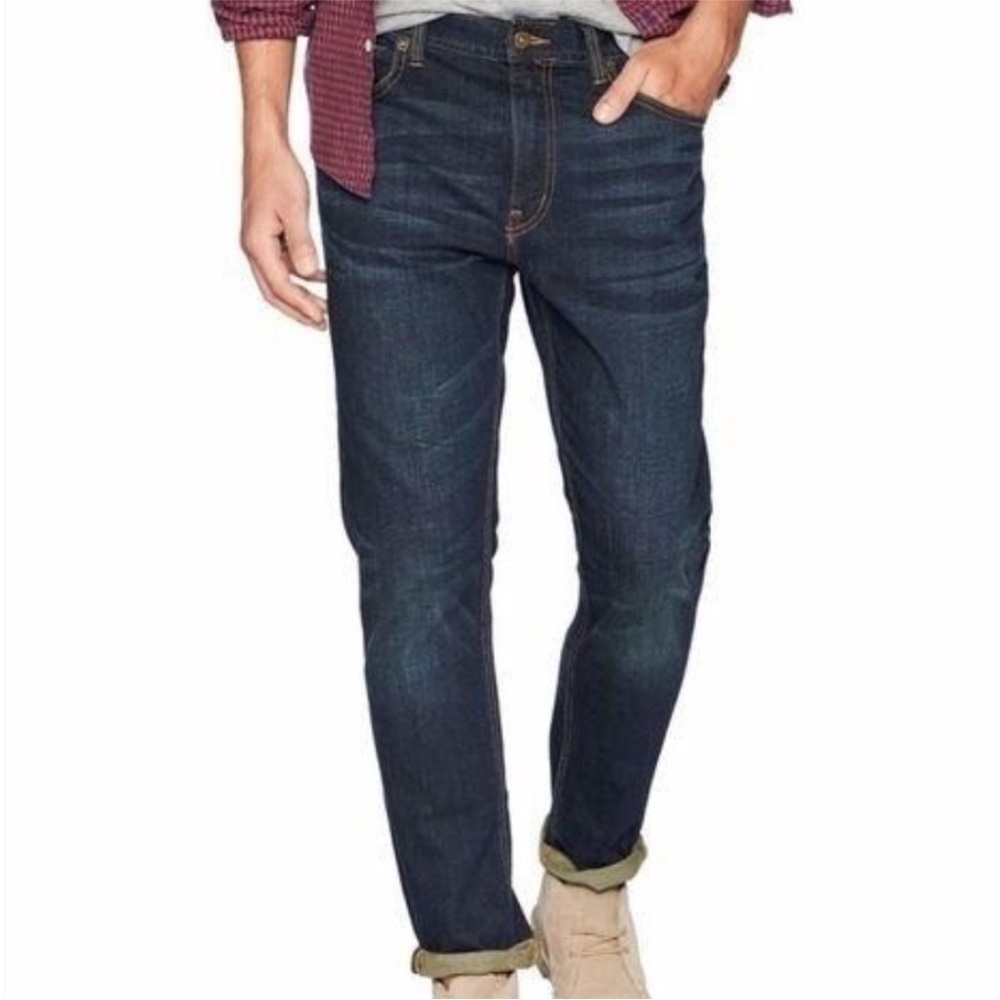J. Crew Sutton Straight-Fit Jean in a Dark Wash
